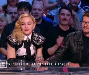 Madonna en larmes et &eacute;mue dans le Grand Journal