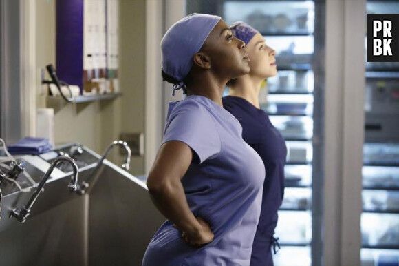 Grey's Anatomy saison 11, épisode 14 : Amelia et Stephanie sur uen photo