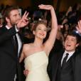 Josh Hutcherson très complice avec Jennifer Lawrence et Liam Hemsworth