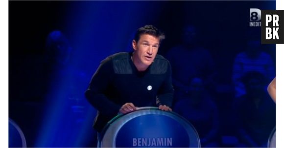 Benjamin Castaldi, mauvais joueur dans Le Maillon Faible, le 19 mars 2015 sur D8