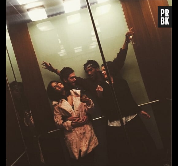 Selena Gomez et Zedd enlacés sur une photo postée sur Instagram, le 24 janvier 2015