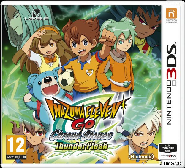 Inazuma Eleven Go Chrono Stone Tonnerre / Brasier est disponible sur 3DS depuis le 27 mars 2015.