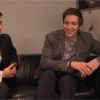 Harry Potter : les jumeux Weasley (alias James et Oliver Phelps) en interview pour Purebreak à l'occasion de l'ouverture de l'exposition à la Cité du Cinéma, avril 2015