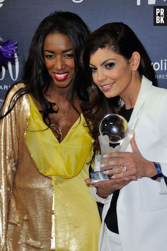 Globes de Cristal : Nawelle Madani à la 10ème cérémonie le lundi 13 avril 2015 au Lido de Paris