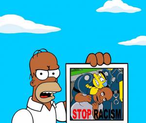 Les Simpson deviennent noirs pour dénoncer le racisme