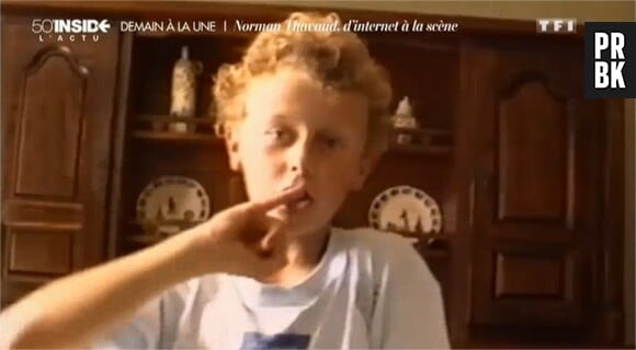 Norman Thavaud à 8 ans