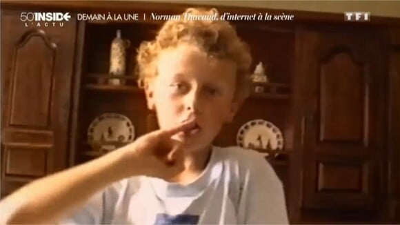 Norman Thavaud : la vidéo délirante de ses débuts devant la caméra... à 8 ans