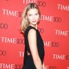 Karlie Kloss sur le tapis rouge de la soirée du Time Magazine en l'honneur du top 100 des personnalités les plus influentes du monde, le 21 avril 2015 à New-York