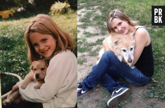 14 ans séparent ces deux photos.