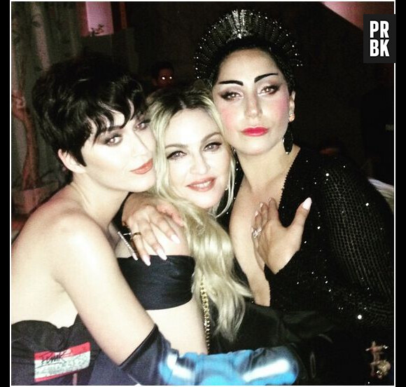 Lady Gaga, Madonna et Katy Perry : photo de groupe au Met Gala 2015