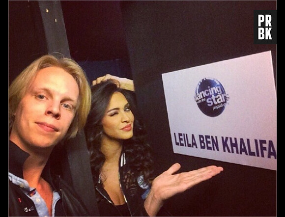 Leila Ben Khalifa et Aslak Amtrup dans les coulisses de Danse avec les Stars au Liban
