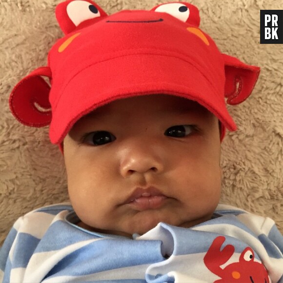 Omar, le fils de Booba, et son chapeau-crabe sur Instagram