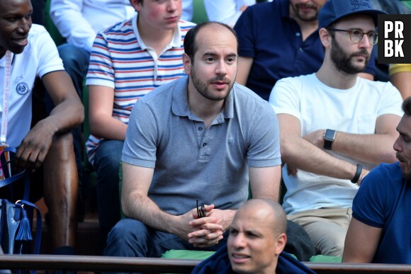 Kyan Khojandi profite d'un set à Roland Garros, le 27 mai 2015