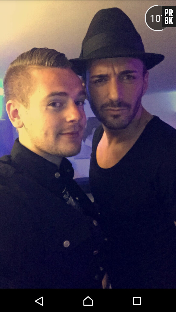 Thomas Vergara et Jeremstar se sont retrouvés à La Cantine Clémenceau, à Cannes, le 29 mai 2015