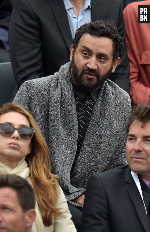 Cyril Hanouna lors du match des huitièmes de finale de Jo-Wilfried Tsonga à Roland Garros le 31 mai 2015