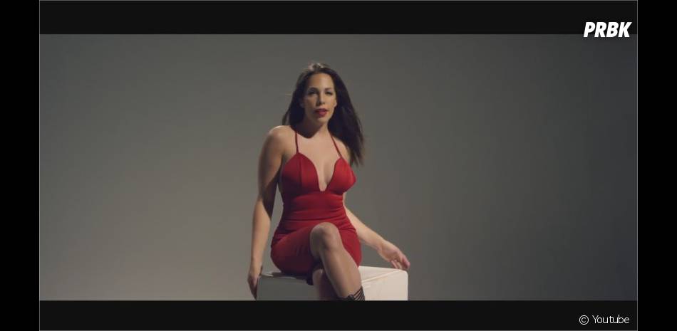  Kim (Les Marseillais) sexy en robe rouge dans le clip de sa chanson Sans Vous 
