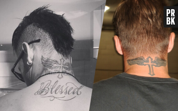 Neymar et Instagram : deux tatouages ailés d'une croix qui se ressemblent beaucoup