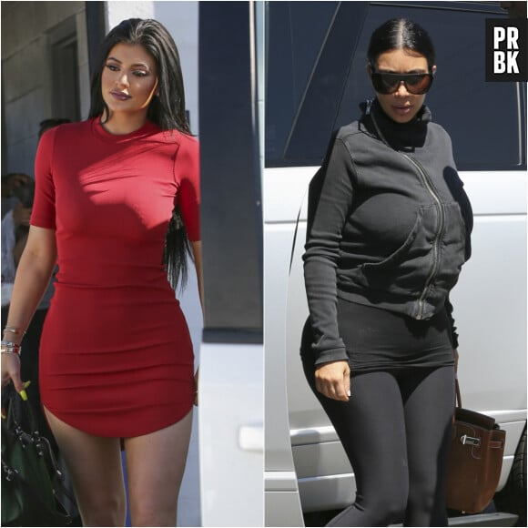 Kylie Jenner sexy et hot VS Kim Kardashian en mode jogging
