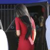 Kylie Jenner hot dans sa robe rouge moulante à LA le 3 juillet 2015