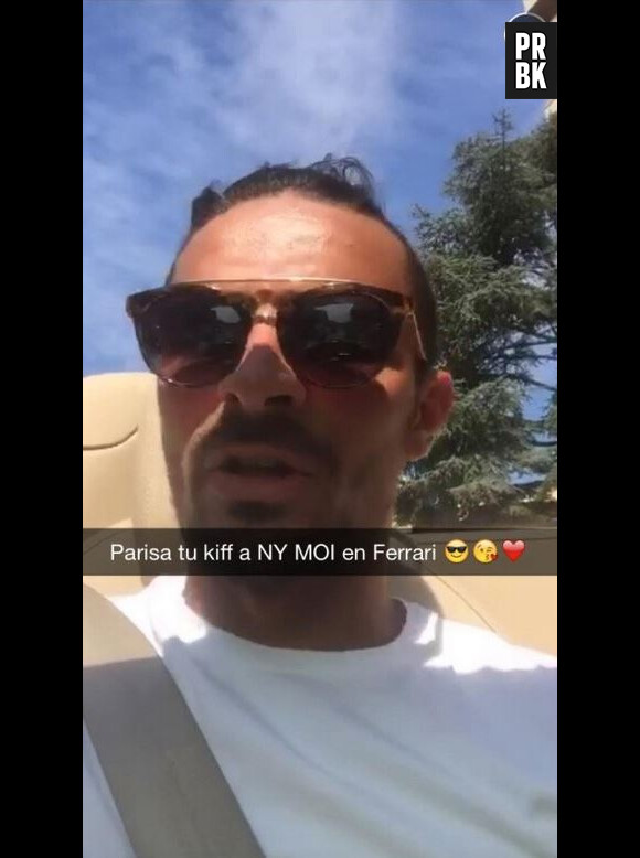 Julien (Les Marseillais) adresse un message à Parisa sur Snapchat