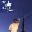 Adrien (L'Amour est dans le pré 2015) : le prétendant de Claire s'affiche nu sur Facebook pour fêter ses 1 000 fans