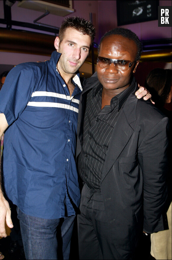 Félicien Taris avec Magloire, le 12 juin 2002