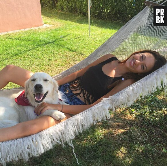 Delphine Wespiser se repose entre deux épisodes de Fort Boyard sur Instagram