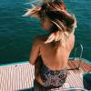 Caroline Receveur cheveux au vent sur Instagram