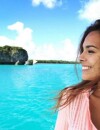Marine Lorphelin souriante en vacances sur Instagram
