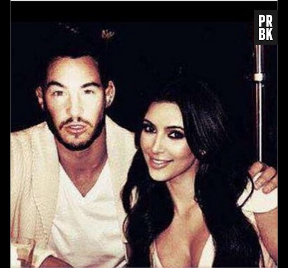 Rémi (Secret Story 9) en photo avec Kim Kardashian
