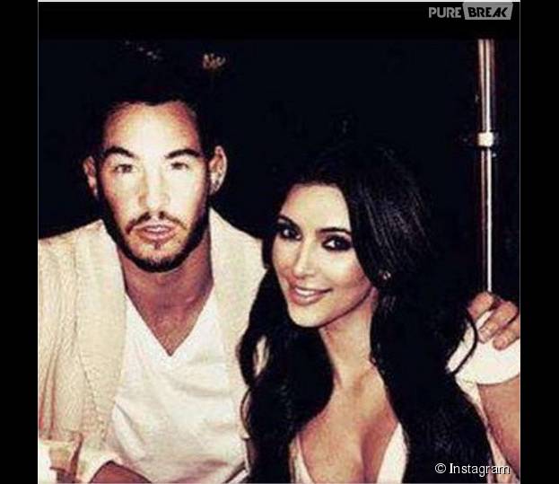 Rémi (Secret Story 9) en photo avec Kim Kardashian