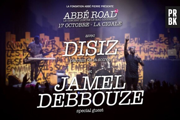 Le concert Abbé Road contre le mal-logement au profit de la Fondation Abbé Pierre à la Cigale, le 17 octobre 2015