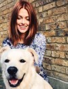 Caroline Receveur complice avec son chien Island sur Instagram