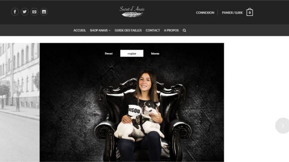 Anaïs Camizuli lance son e-shop "Secret d'Anaïs"