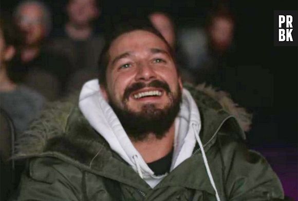 Shia Labeouf très ému devant le film de La Guerre des Stevens