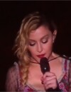 Madonna émue sur scène après les attentats de Paris