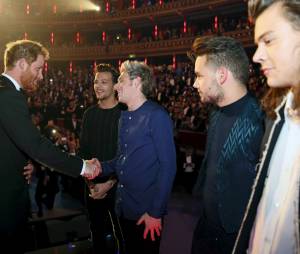Les One Direction rencontrent le Prince Harry à Londres le 13 novembre 2015