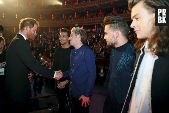 Les One Direction rencontrent le Prince Harry à Londres le 13 novembre 2015