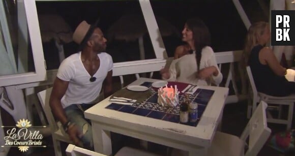 La Villa des Coeurs Brisés : Elodie en rendez-vous avec une prétendant lors de l'épisode 5 du 19 novembre 2015, sur NT1