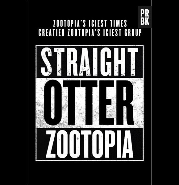 Zootopie parodie Straight Outta Compton sur son affiche