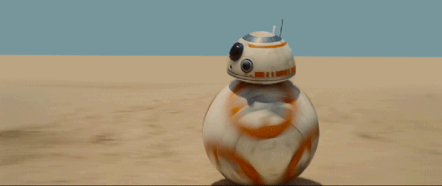 Star Wars : gif BB8