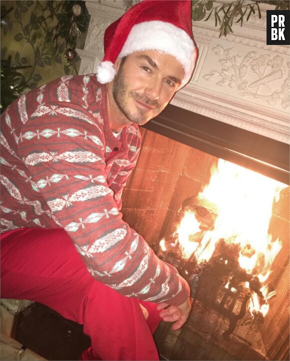 David Beckham fête Noël sur Instagram