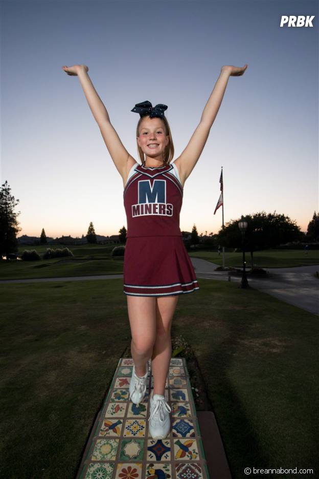 Breanna en pom pom girl