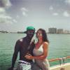 Ludivine Sagna et son mari Bacary Sagna en vacances sur une photo postée sur Instagram