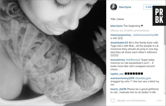 Blac Chyna : l'ex petite amie de Tyga maintenant en couple avec Rob Kardashian