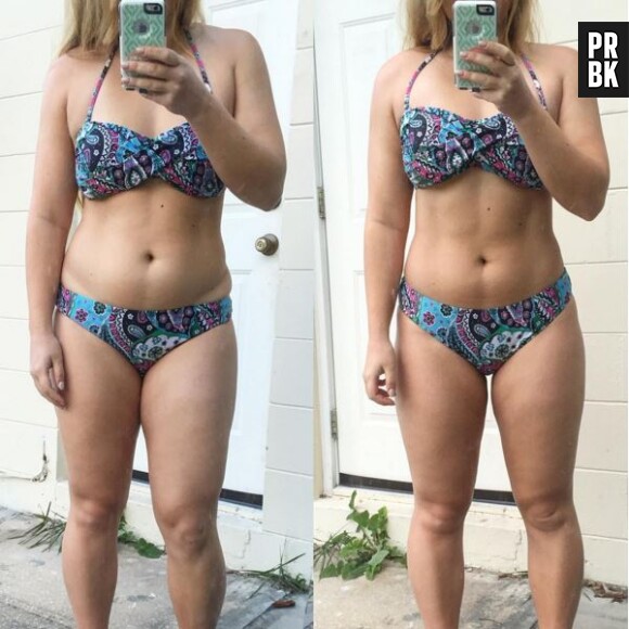 Jessica Pack, une blogueuse fitness qui fait le buzz sur Instagram grâce à un avant/après réalisé le même jour