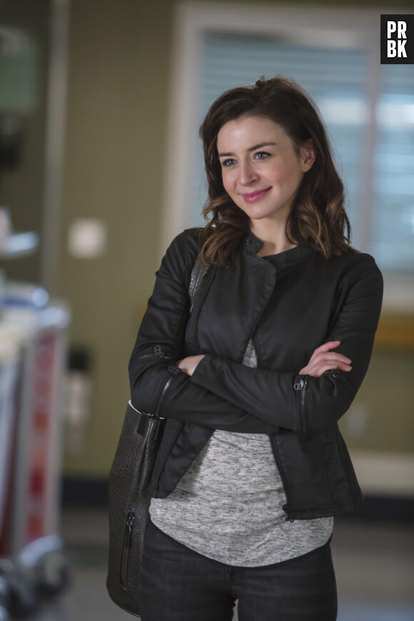 Grey's Anatomy saison 12, épisode 16 : Amelia (Caterina Scorsone) sur une photo