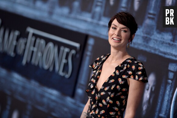 Lena Headey à l'avant-première de la saison 6 de Game of Thrones le 10 avril 2016 à Los Angeles