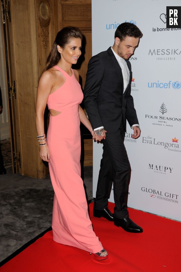 Liam Payne et Cheryl Cole, à leur arrivée sur le tapis rouge.