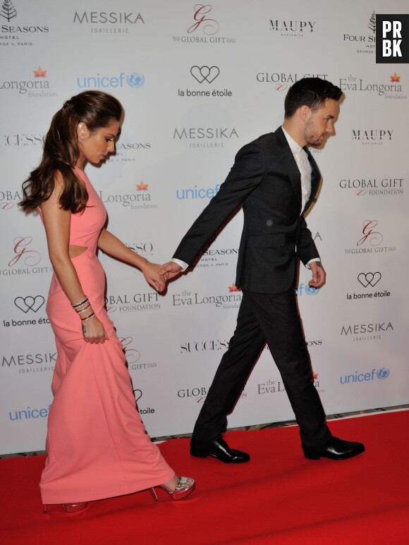 Liam Payne et Cheryl Cole au Four Seasons Hotel George V à Paris.